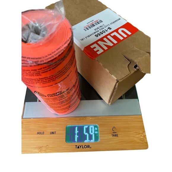 Uline Monarch 1110 Red Removable Labels 17M Roll Box Avery Dennison New - Picture 6 of 9